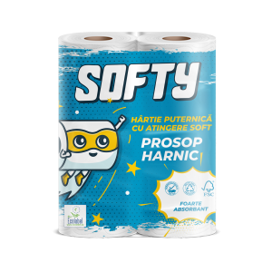 TOWEL SOFTY 2-PLY, 2 ROLLS, 50 SHEETS - 11M B2B